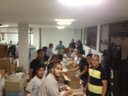 بالصور: الحركة الإسلامية بيافا تستقبل رمضان بتوزيع مئات الطرود الغذائية والدعوية